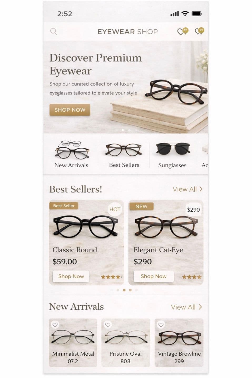 Eyeglass E-Commerce
